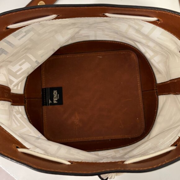 Fendi Mon Tresor PVC & Leather Bucket Bag - Picture 3 of 7
